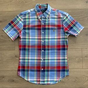 Ralph Lauren Men’s Plaid Short Sleeve Shirt